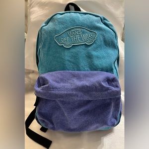 Vans backpack purple/ blue